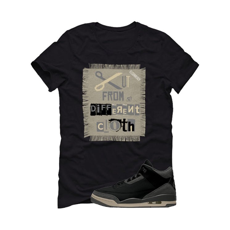 A Ma Maniere x Air Jordan 3 Black T-Shirt (Cut from a product image 2