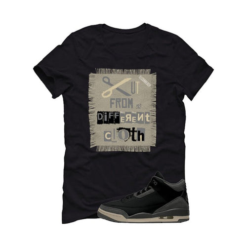 A Ma Maniere x Air Jordan 3 Black T-Shirt (Cut from a product image 2