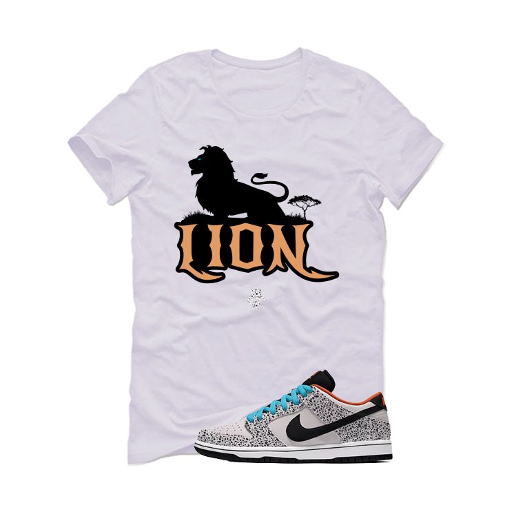 Nike SB Dunk Low Safari Olympics White T-Shirt (Lion) product image 2