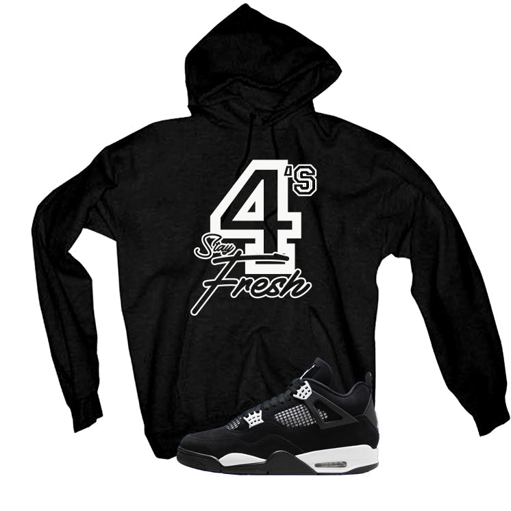 Air Jordan 4 White Thunder Black T-Shirt (Stay Fresh) product image 3