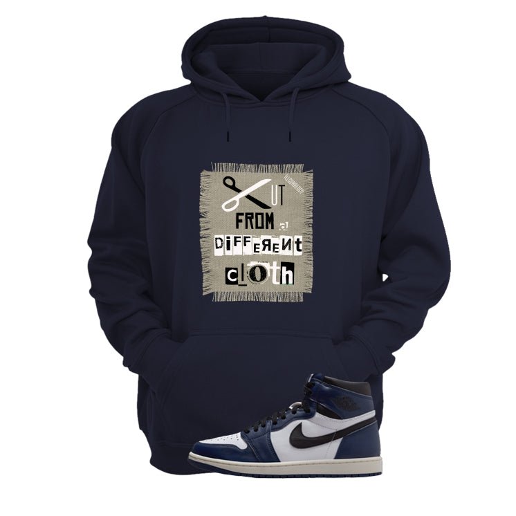 Air Jordan 1 High OG Midnight Navy Blue T-Shirt (Cut from a product image 3