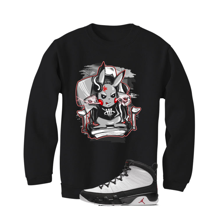 Air Jordan 9 OG Space Jam Matching T-Shirt Black (Mad product image 4