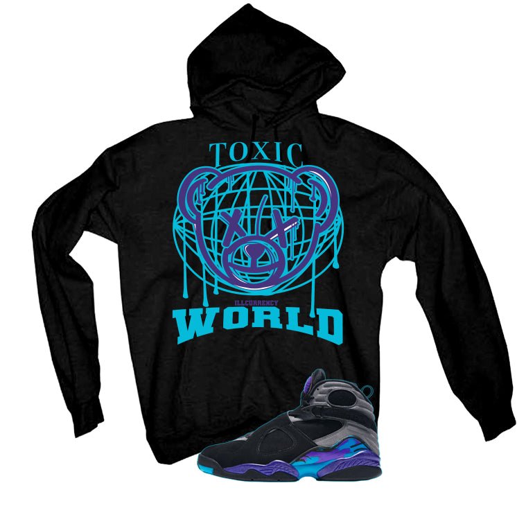 Air Jordan 8 OG Aqua Black T-Shirt (Toxic World) product image 3