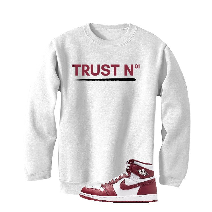 Air Jordan 1 High OG “Team Red” | illcurrency White T-Shirt product image 4