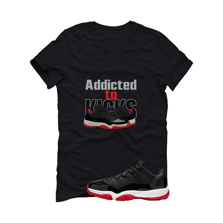 Air Jordan 11 Low Bred Black T-Shirt (addicted to kicks) product image 2