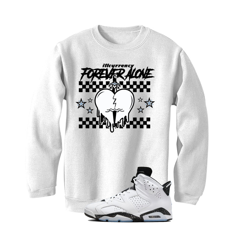 Air Jordan 6 Reverse Oreo White T-Shirt (Forever Alone) product image 4