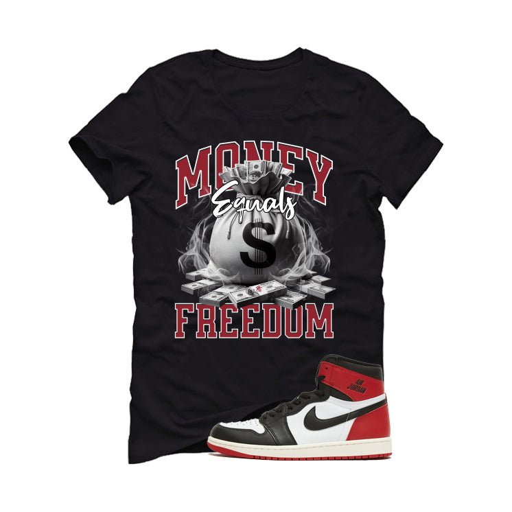 Air Jordan 1 High OG Black Toe Reimagined T-Shirt (Money product image 2