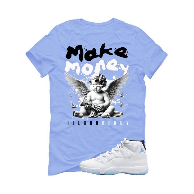 Air Jordan 11 Legend Blue Carolina T-Shirt (Make Money) product image 2