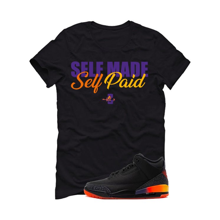 J Balvin x Air Jordan 3 Rio Black T-Shirt (Self Made Paid) product image 2