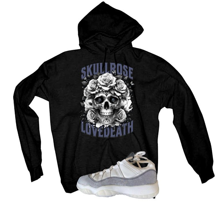 Air Jordan 11 Low Year Of The Snake Black T-Shirt (Skull product image 3