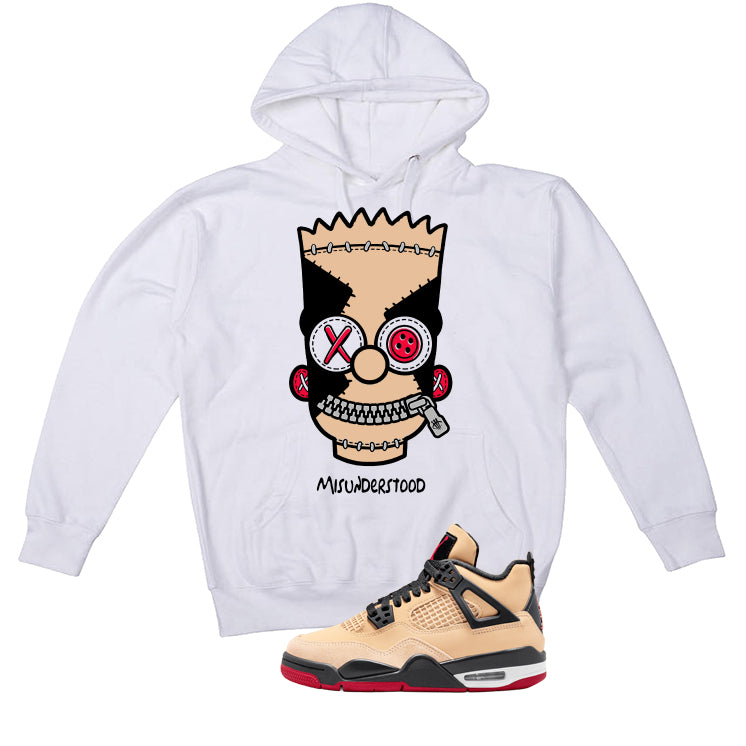 Air Jordan 4 Pizza (GS) White T-Shirt (Misunderstood) product image 3
