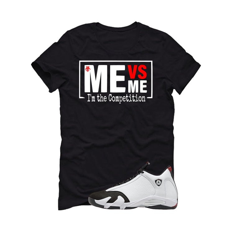 Air Jordan 14 Black Toe T-Shirt (Me vs Me)| illcurrency product image 2