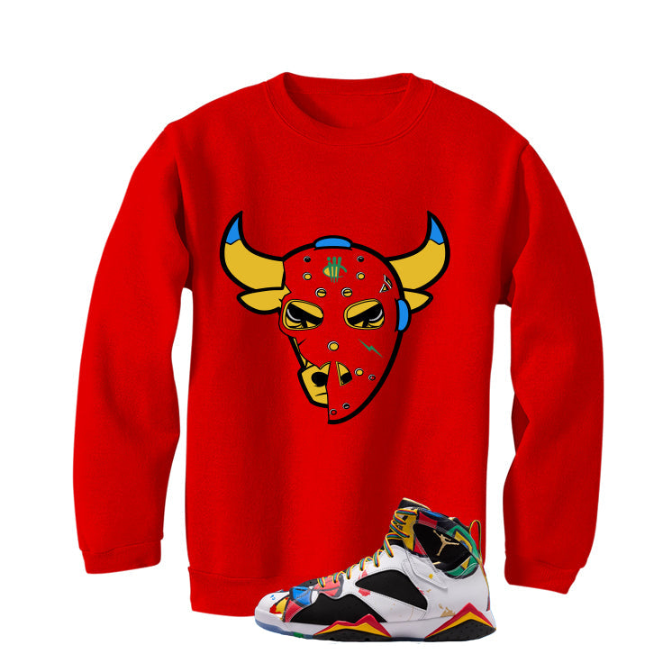 Air Jordan 7 Miro Matching T-Shirt Red (Jason Mask) product image 4