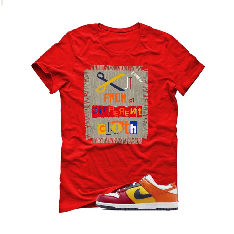 Nike Dunk Low CO.JP What The Red T-Shirt (Cut from a product image 2