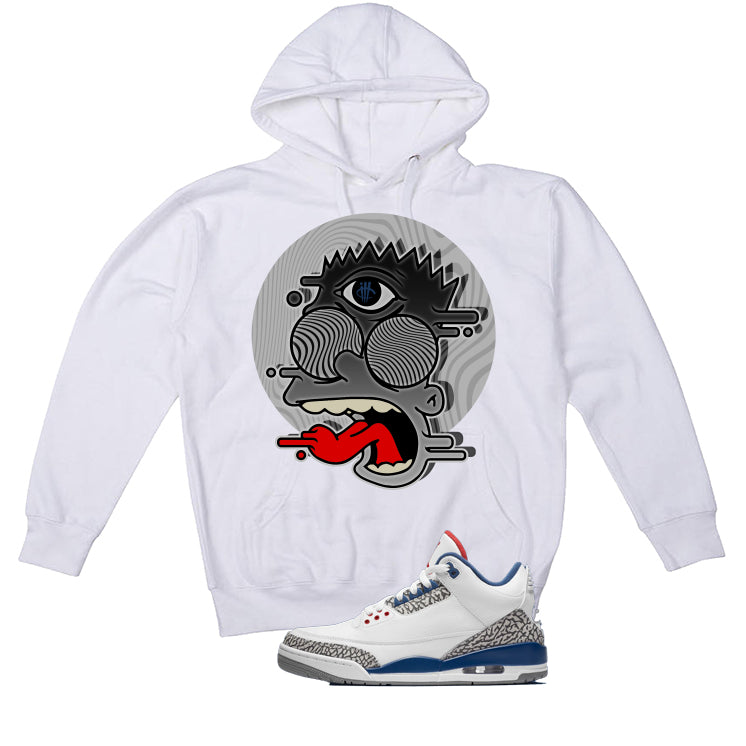 Air Jordan 3 True Blue Matching T-Shirt White (Blinded) product image 3