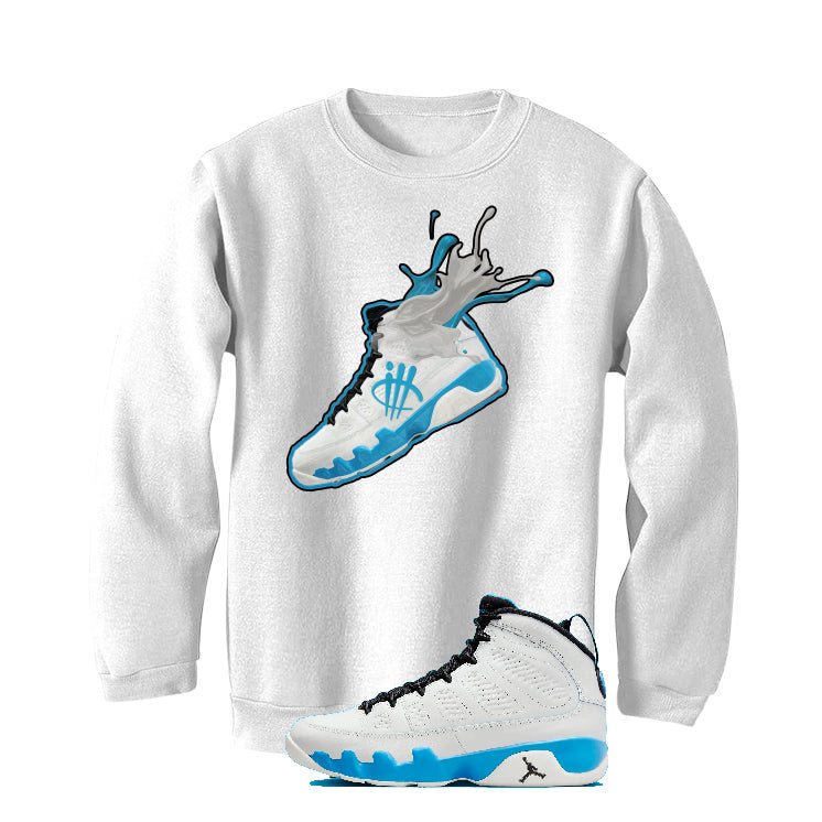 Air Jordan 9 “Powder Blue” | illcurrency White T-Shirt product image 4