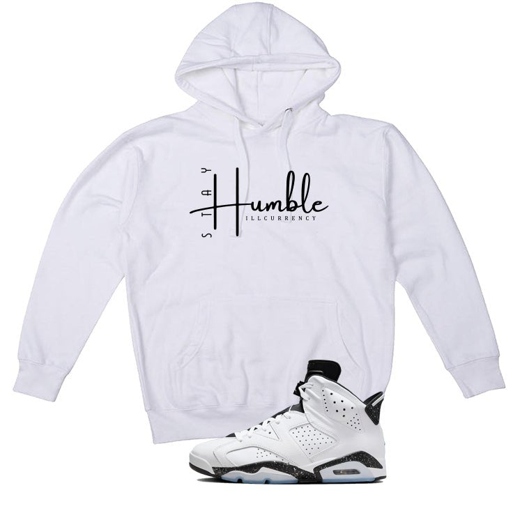 Air Jordan 6 Reverse Oreo White T-Shirt (Stay Humble) product image 3