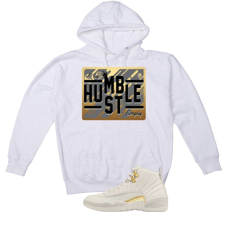 Air Jordan 12 WMNS Phantom White T-Shirt (Hustle Everyday) product image 3