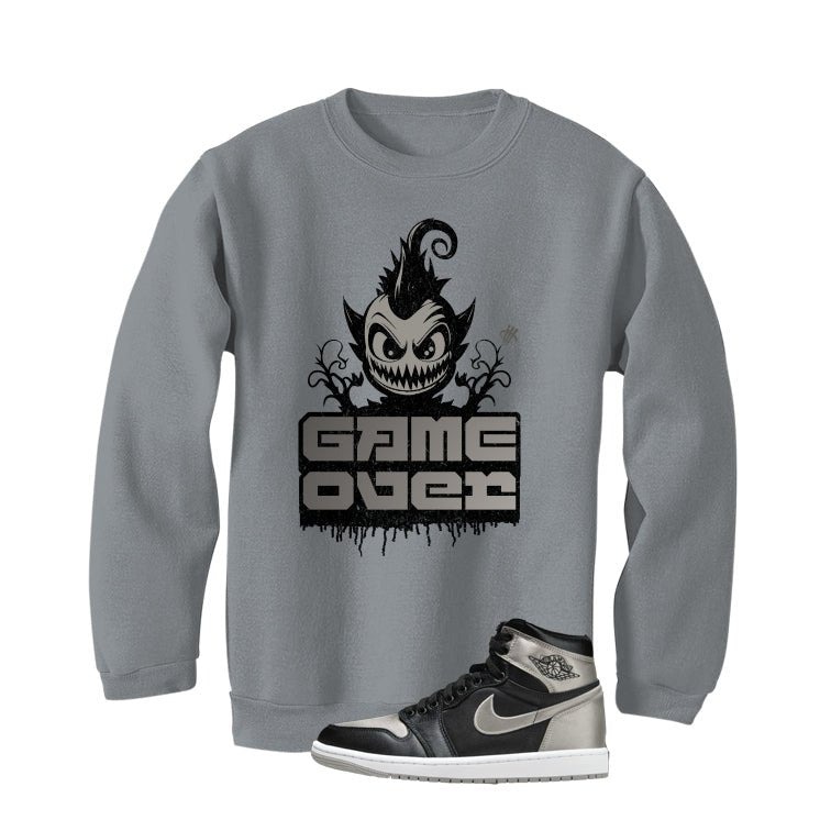Air Jordan 1 High OG WMNS Satin Shadow Grey T-Shirt (Game product image 4