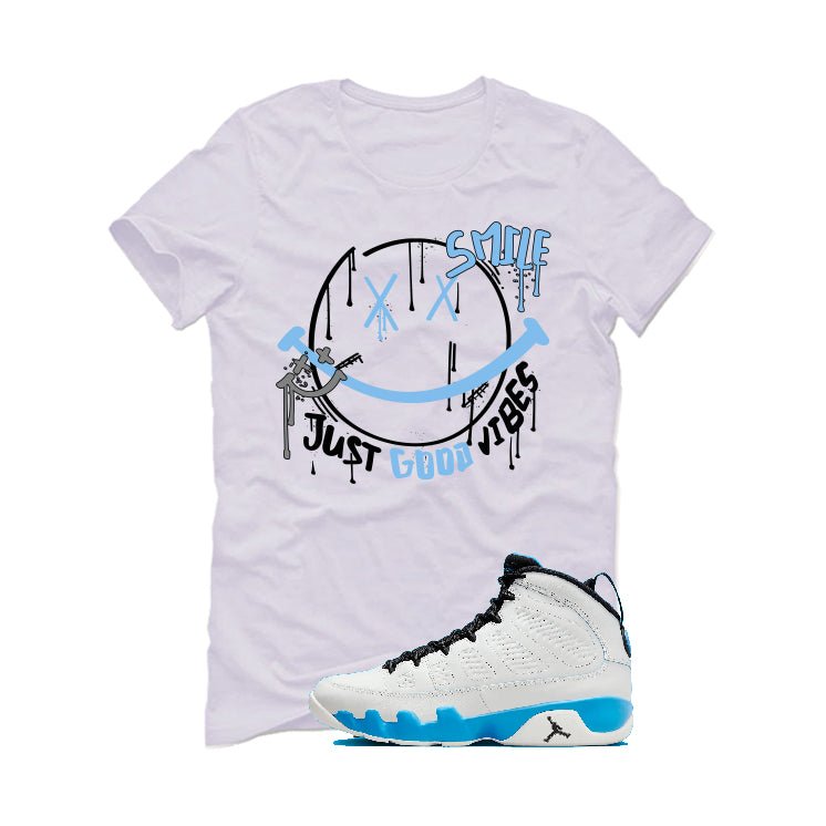 Air Jordan 9 “Powder Blue” | illcurrency White T-Shirt product image 2