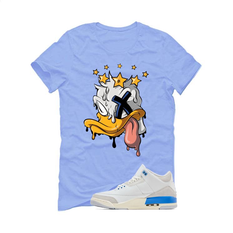 Air Jordan 3 Lucky Shorts Carolina Blue T-Shirt (Ducked) product image 2