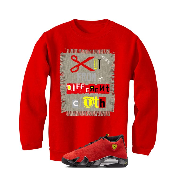 Air Jordan 14 Ferrari Red T-Shirt (Cut from a different product image 4