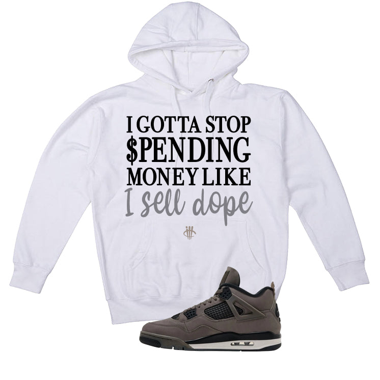 Air Jordan 4 Cave Stone White T-Shirt (Gotta Stop Spending product image 3