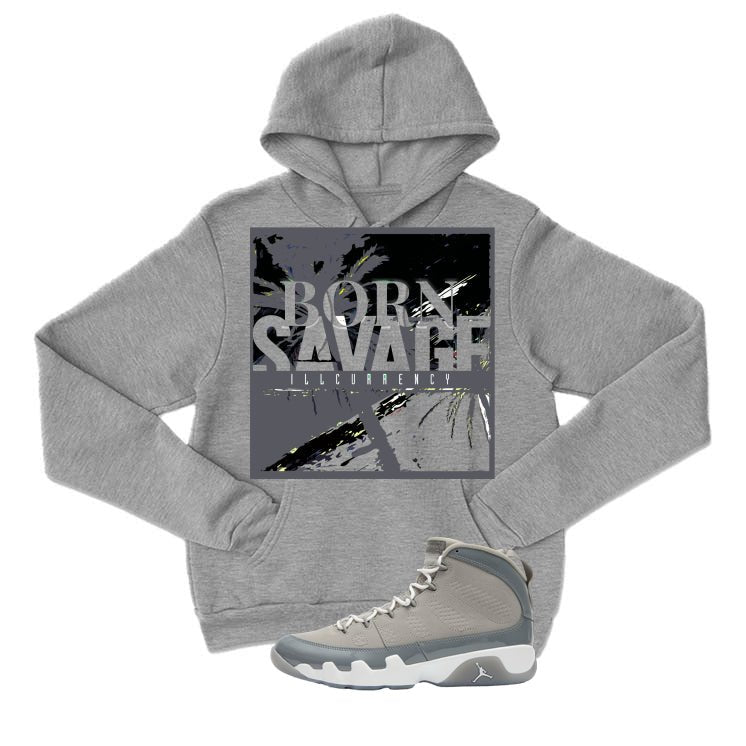 Air Jordan 9 Cool Grey T-Shirt (SAVAGE)| illcurrency product image 3