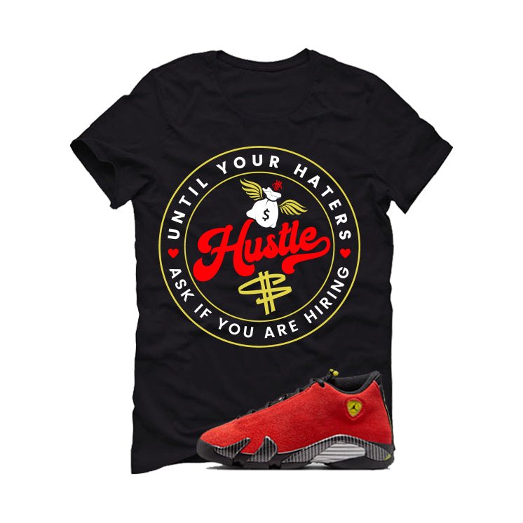 Air Jordan 14 Ferrari Black T-Shirt (Haters Catch Up) product image 2