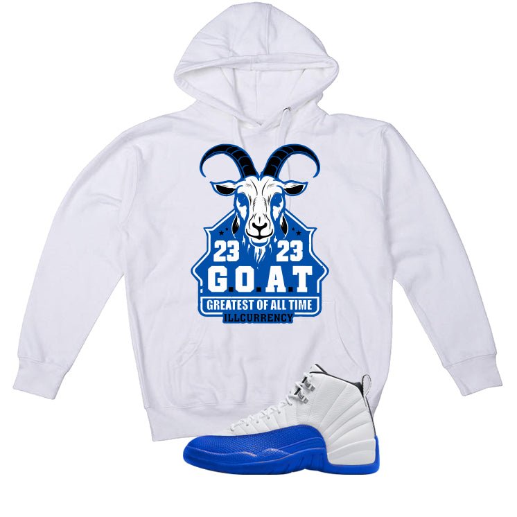 Air Jordan 12 Blueberry White T-Shirt (GOAT 23)| illcurrency product image 3