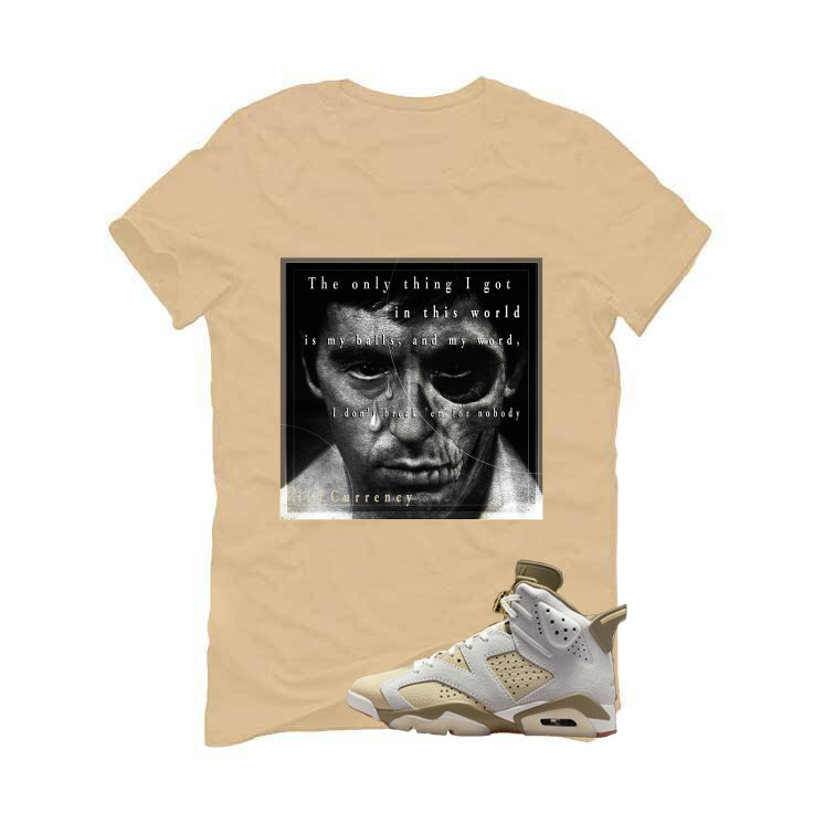 Air Jordan 6 Sail/Neutral Olive Matching T-Shirt product image 2