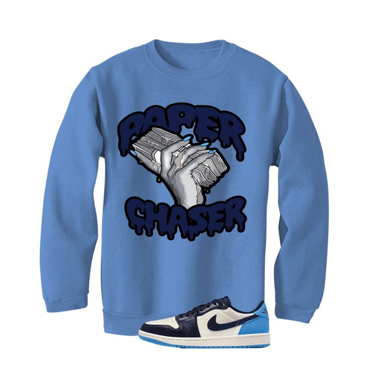 Nike Air Jordan 1 Low OG Obsidian Carolina Blue T-Shirt product image 4