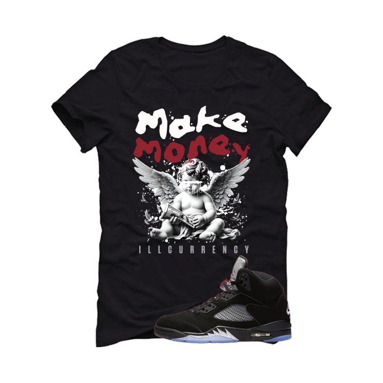 Air Jordan 5 Black Metallic Reimagined T-Shirt (Make product image 2