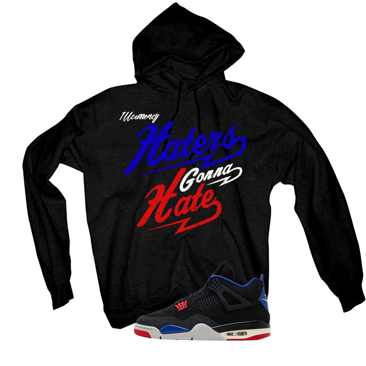 Air Jordan 4 Rare Black T-Shirt (Haters gonna hate) product image 3