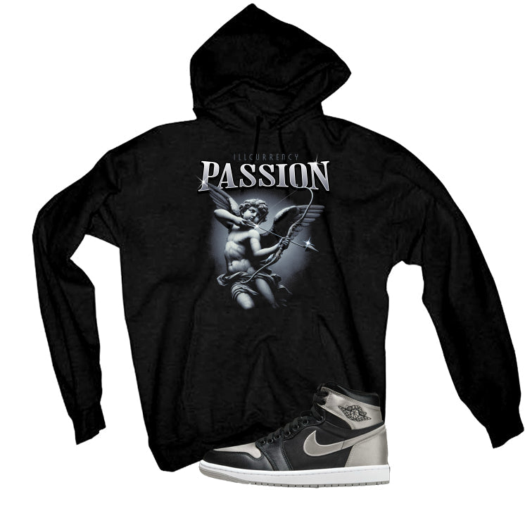 Air Jordan 1 High OG WMNS Satin Shadow Black T-Shirt product image 3
