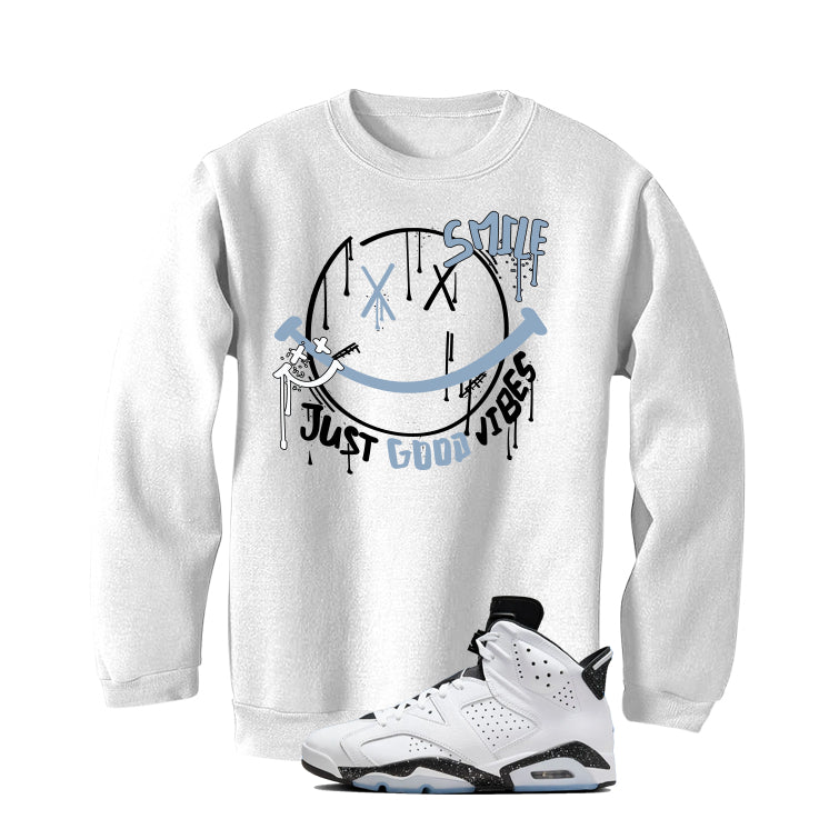 Air Jordan 6 Reverse Oreo White T-Shirt (Smile)| illcurrency product image 4