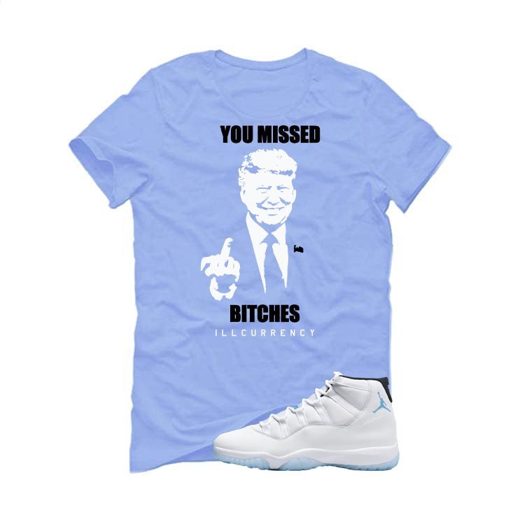 Air Jordan 11 Legend Blue Carolina T-Shirt (Trump you product image 2