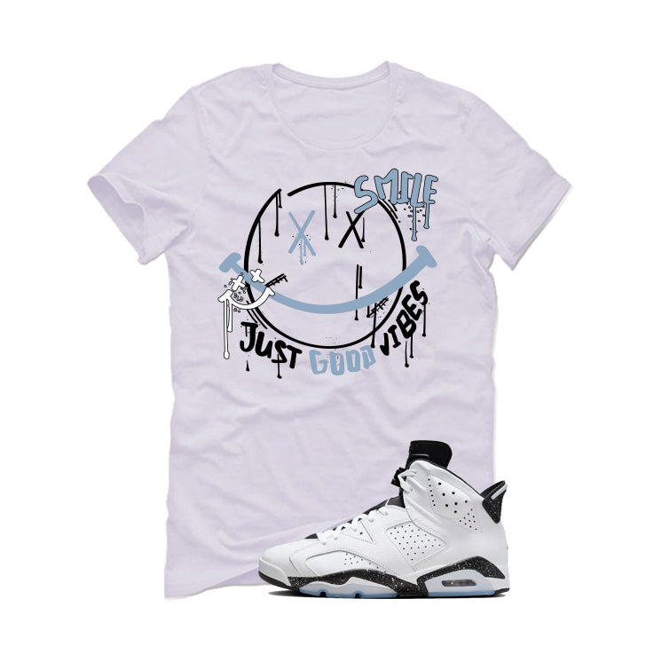 Air Jordan 6 Reverse Oreo White T-Shirt (Smile)| illcurrency product image 2