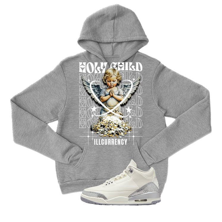 Air Jordan 3 WMNS Sail Grey T-Shirt (Holy Child) product image 3
