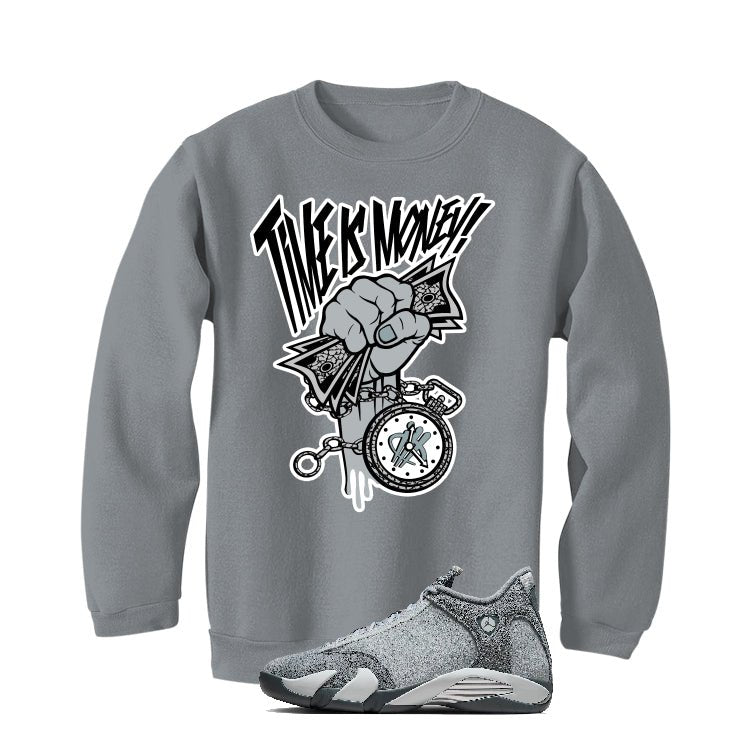 Air Jordan 14 “Flint Grey” | illcurrency T-Shirt (Time Is product image 4