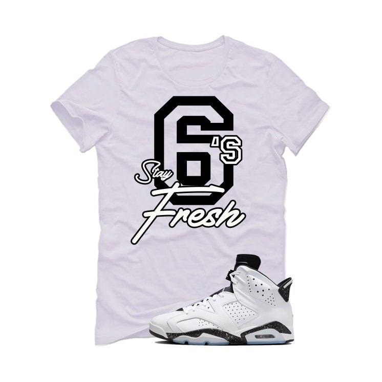 Air Jordan 6 Reverse Oreo White T-Shirt (Stay Fresh) product image 2