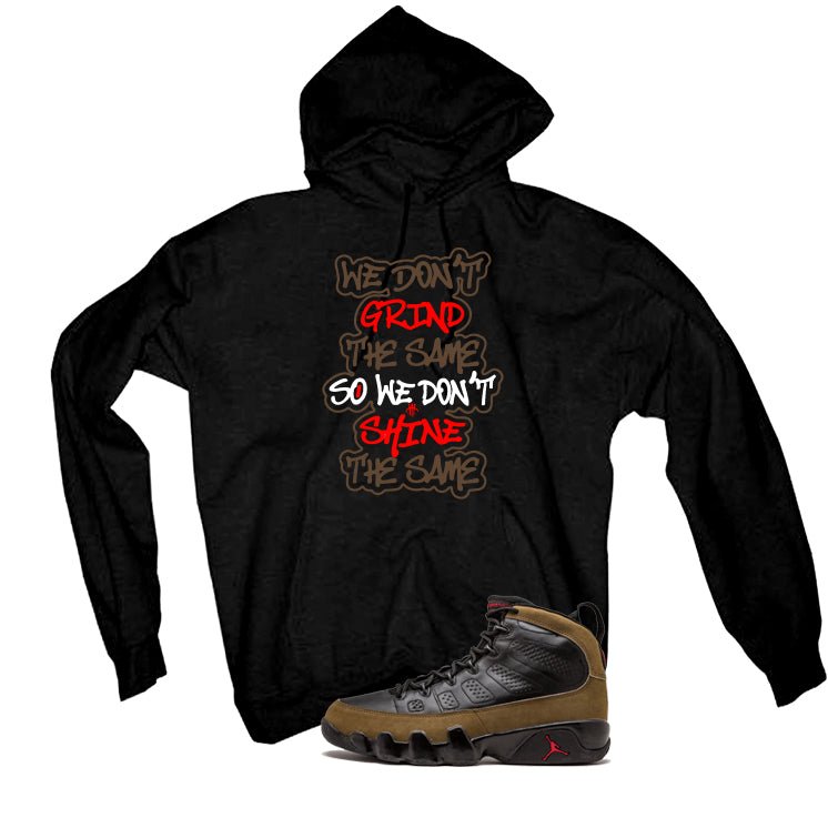 Air Jordan 9 Olive Black T-Shirt (We Don't Grind The Same) product image 3