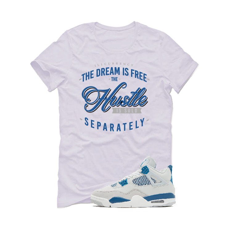 Air Jordan 4 “Military Blue” | illcurrency White T-Shirt product image 2