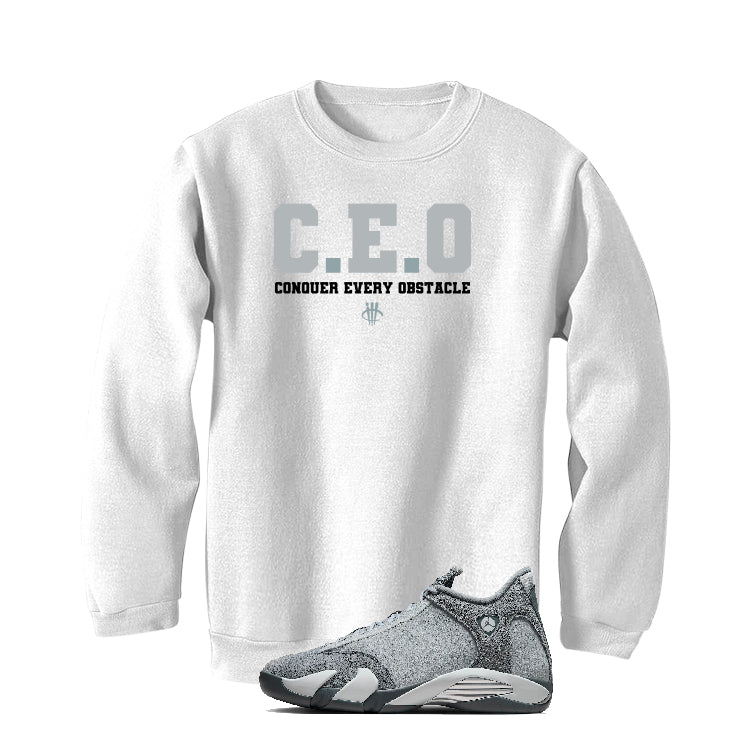 Air Jordan 14 “Flint Grey” | illcurrency White T-Shirt (CEO) product image 4
