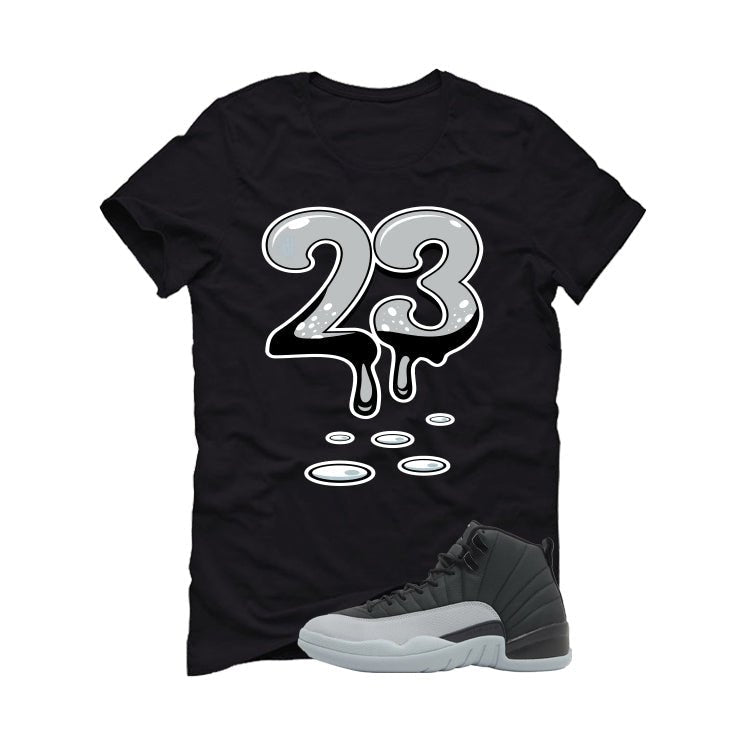 Air Jordan 12 Black/Wolf Grey Black T-Shirt (23) product image 2