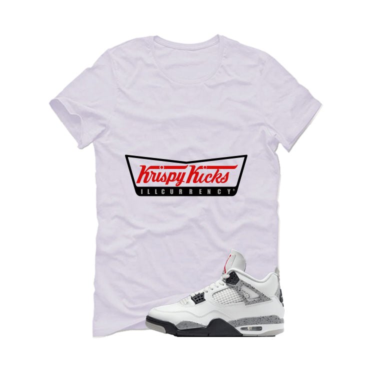Air Jordan 4 White Cement T-Shirt (Krispy Kicks) product image 2