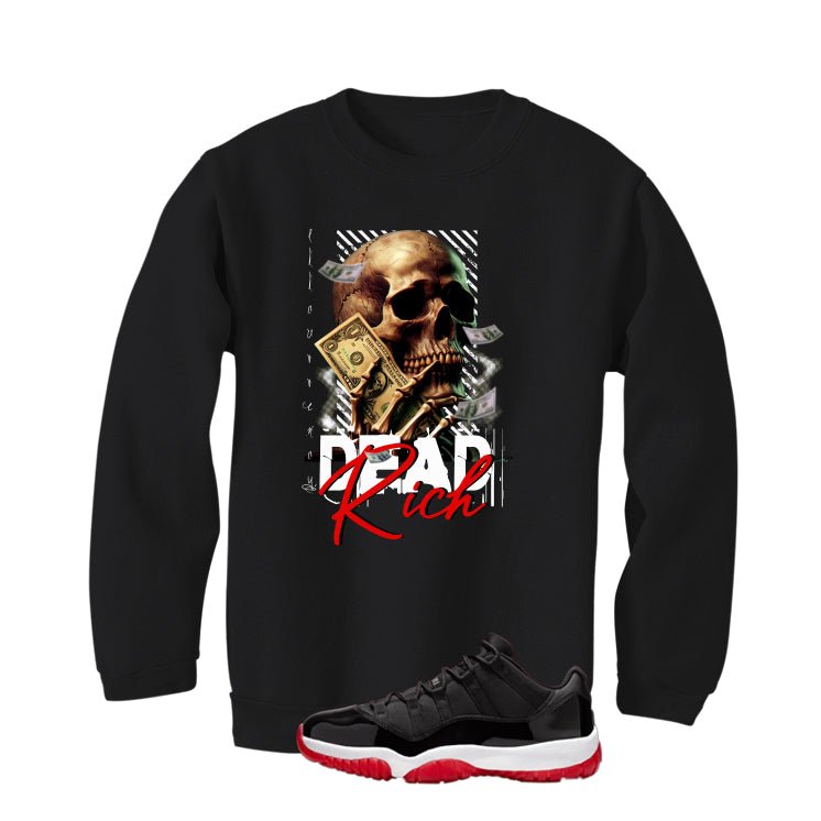 Air Jordan 11 Low Bred Black T-Shirt (Dead Rich) product image 4