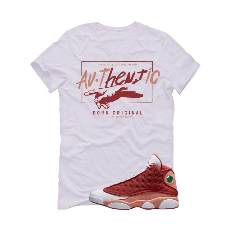 Air Jordan 13 Dune Red White T-Shirt (Authentic) product image 2