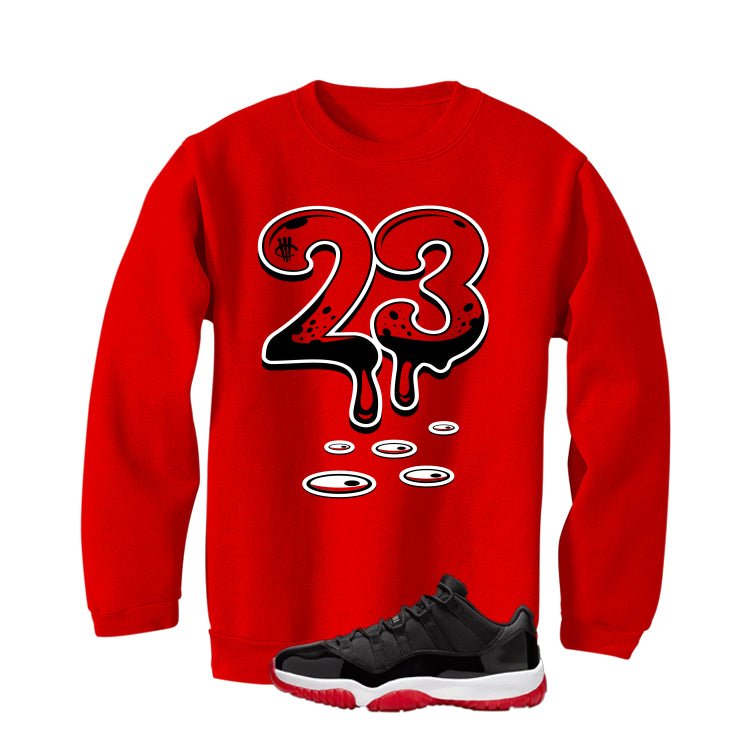 Air Jordan 11 Low Bred Red T-Shirt (23)| illcurrency product image 4