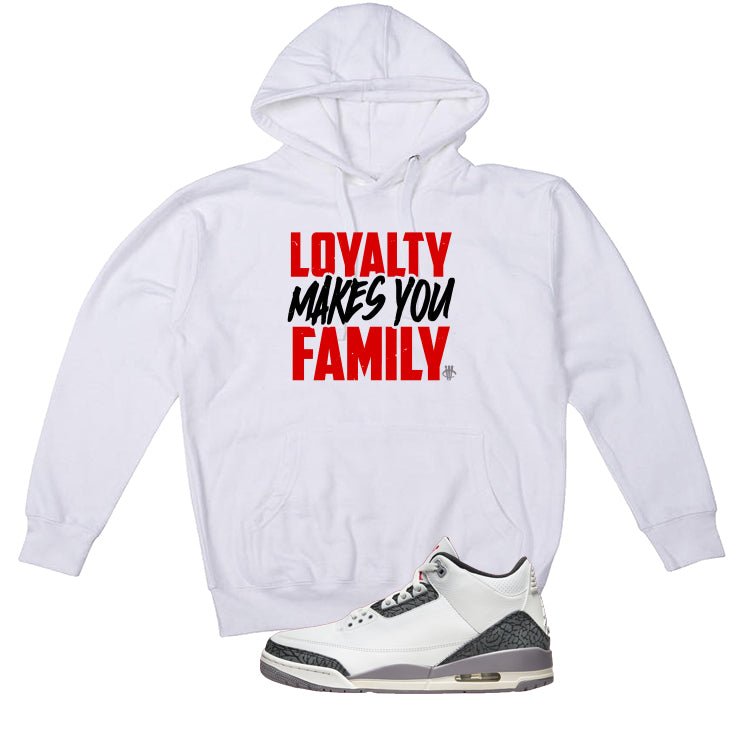 Air Jordan 3 Cement Grey White T-Shirt (Loyalty) product image 3